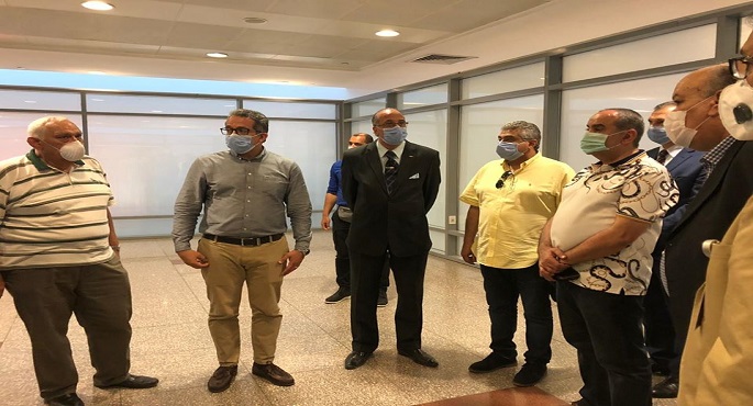 وزيرا السياحة والآثار والطيران المدني يتفقدان متحف مطار القاهرة الدولي