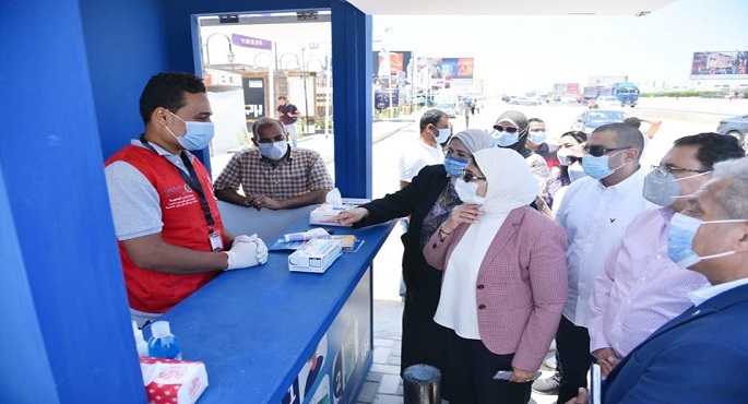 بالصور.. وزيرة الصحة تتابع تنفيذ خطة التأمين الطبي بمنطقة العلمين بالساحل الشمالي