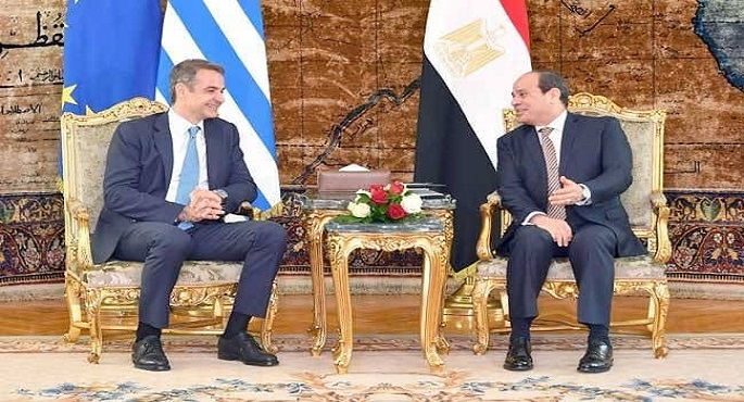 الرئيس السيسي يبحث هاتفيا مع رئيس وزراء اليونان تطورات القضية الليبية