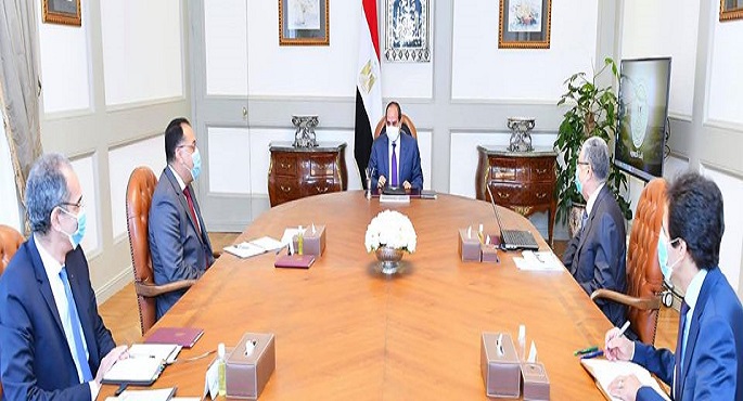 بالفيديو.. السيسي يتابع الموقف التنفيذي للمشروعات القومية للكهرباء.. ويوجه باستمرار جهود الربط الكهربائي مع دول الجوار