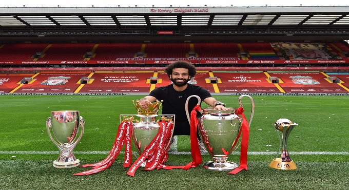 محمد صلاح يحتل المركز الخامس في سباق هداف الدوري الانجليزي