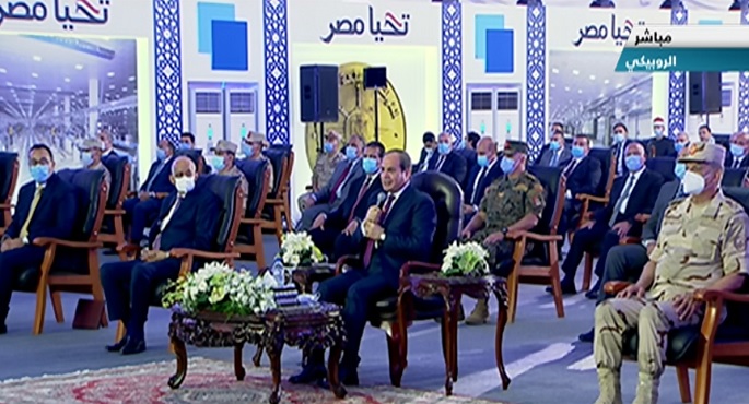 الرئيس السيسي يوجه برفع الضرر الذي وقع في محيط عمارة الشربتلي بالزمالك