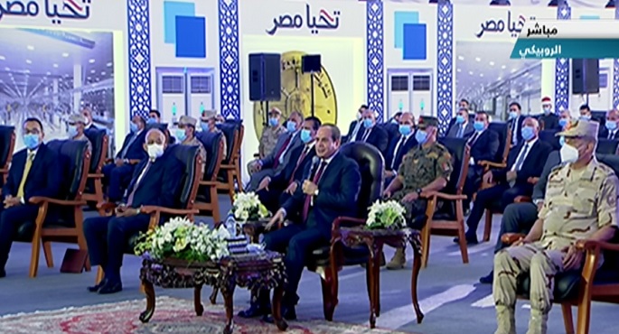 الرئيس السيسي يشهد افتتاح المدينة الصناعية بالروبيكي