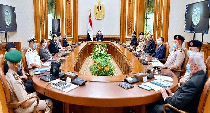 بالفيديو.. الرئيس السيسي يترأس اجتماع مجلس الدفاع الوطني