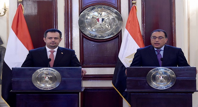 رئيس الوزراء يؤكد دعم مصر الكامل للحكومة اليمنية الجديدة للاضطلاع بمهامها ومسئولياتها