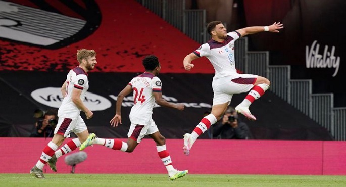 بورنموث على مشارف الهبوط بعد الهزيمة أمام ساوثامبتون