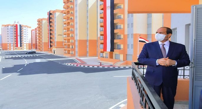 بالفيديو والصور .. الرئيس السيسي يفتتح عددا من المشروعات القومية عبر “الفيديو كونفرانس” .. ويتفقد المرحلة الثالثة من حي الأسمرات