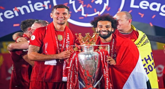 ليفربول يحتفل بالتتويج بالدوري الإنجليزي ويفوز على تشيلسي ٥-٣
