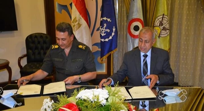 القوات المسلحة توقع بروتوكول تعاون مع الأكاديمية العربية للعلوم والتكنولوجيا في التعليم والتدريب