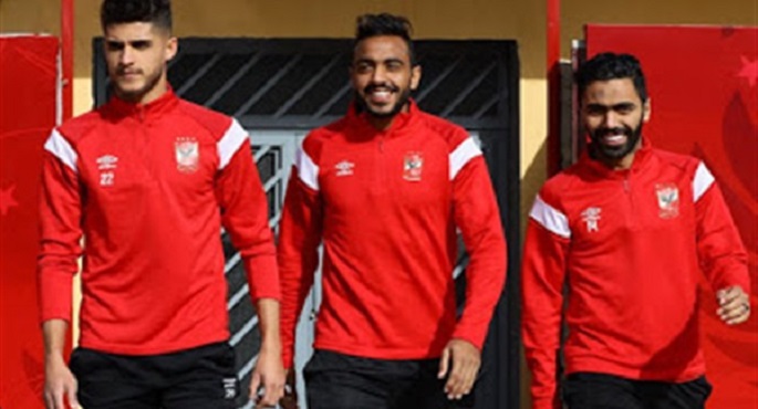 حسين الشحات يحضر مران الأهلي.. والسنغالي بادجي يستكمل تدريباته في الجيم