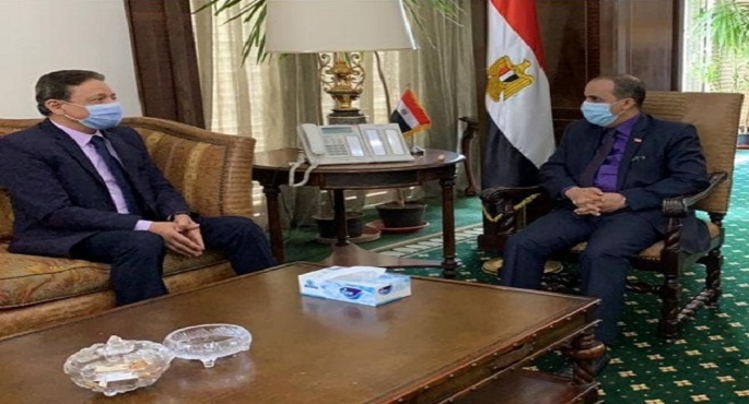جبر يؤكد لوزير الإعلام اليمني دعم الإعلام المصري لجهود تحقيق الأمن والاستقرار في اليمن
