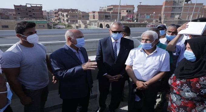 بالصور.. وزير النقل يفتتح كوبري بالدقهلية وآخر بالقليوبية تسهيلا على المواطنين خلال  عيد الأضحى