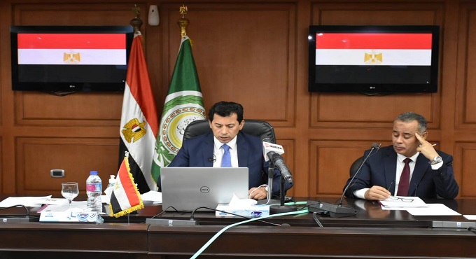 بالصور.. افتتاح اجتماع مجلس وزراء الشباب والرياضة العرب في دورته ال (٤٣) بالفيديو كونفرنس