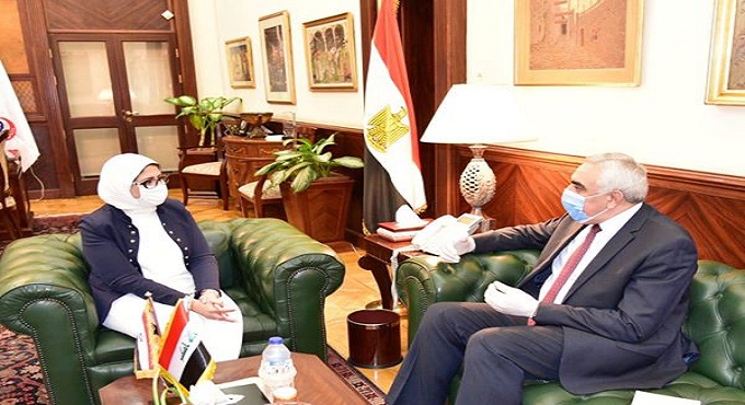 بالصور ..وزيرة الصحة تستقبل السفير العراقي لمناقشة  سبل التعاون المشترك