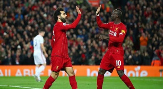 ليفربول يحافظ على سجله المثالي بملعبه بفوزه 2-صفر على أستون فيلا