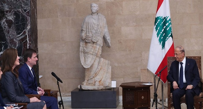 خلال لقائه مع عون.. دبلوماسي أمريكي: لبنان يحتاج إلى الإصلاحات والتعاون مع صندوق النقد الدولي