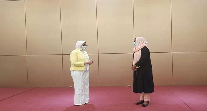 وزيرة الصحة بحثت مع نظيرتها السودانية تعزيز سبل التعاون فى المجال الصحي