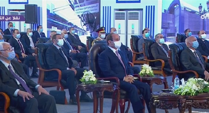 بالفيديو.. الرئيس السيسي يشهد افتتاح المرحلة الرابعة من الخط الثالث لمترو الأنفاق