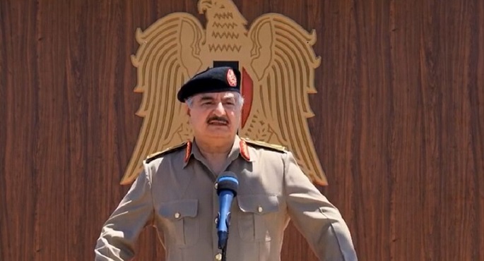  حفتر يدعو لتشكيل حكومة تكنوقراط لإدارة الانتخابات الليبية