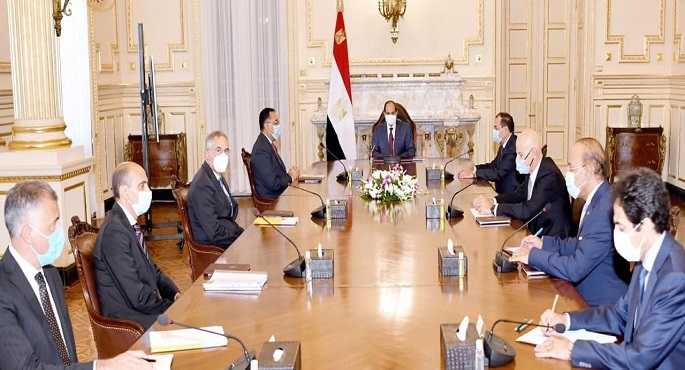 الرئيس السيسي يوجه الجهات المعنية بتكثيف التعاون مع شركة إيني الإيطالية بمجالي التنقيب والإنتاج في مصر
