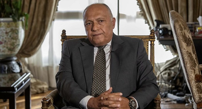 سامح شكري لـ CNN : نعمل بجدية لوقف إطلاق النار في الأراضي الفلسطينية