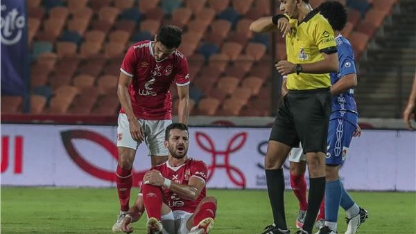 غدا.. محمود متولي مدافع الأهلي يجري جراحة الرباط الصليبي