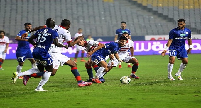 تعادل الزمالك وسموحة 3-3 في الدوري الممتاز
