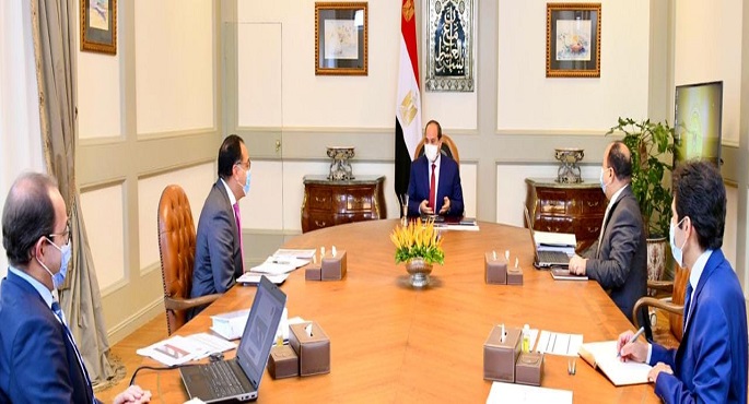 السيسي يوجه بالسداد النقدي لكافة المتأخرات والمستحقات المتراكمة الخاصة بالمصدرين لدى صندوق دعم وتنمية الصادرات
