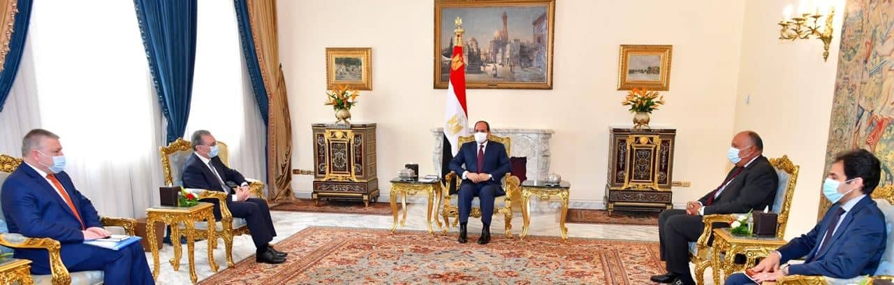 السيسي يؤكد حرص مصر على تعزيز آليات التعاون المشترك مع أرمينيا