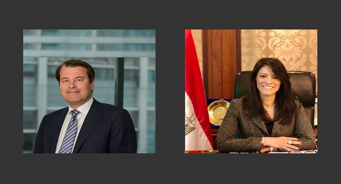 وزيرة التعاون الدولي تلتقي القائم بأعمال رئيس البنك الأوروبي لإعادة الإعمار والتنمية