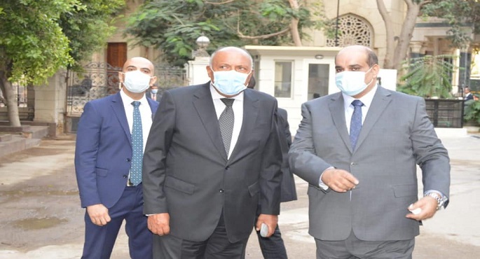 بالصور .. وزير الخارجية يفتتح المقر الجديد لمركز القاهرة الدولي لتسوية النزاعات وحفظ وبناء السلام