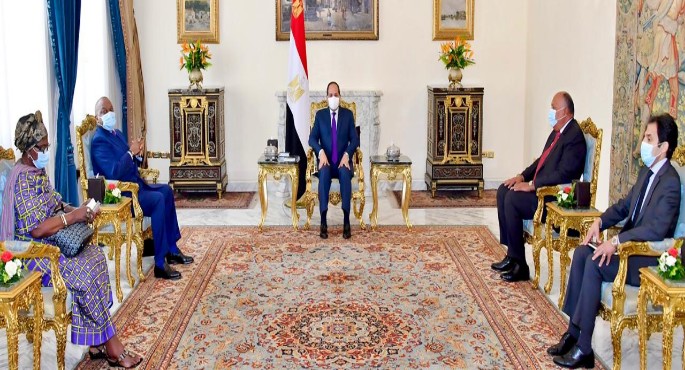 بالصور .. الرئيس السيسي يعرب عن تقديره لموقف الكونغو الديمقراطية المساند لمصر فيما يتعلق بمياه النيل