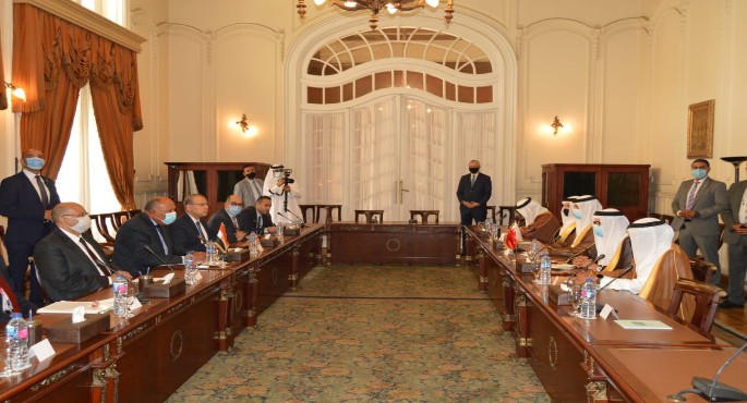 مصر والبحرين تؤكدان دعمهما للحل السياسي التوافقي للحفاظ على سيادة ليبيا ووحدتها