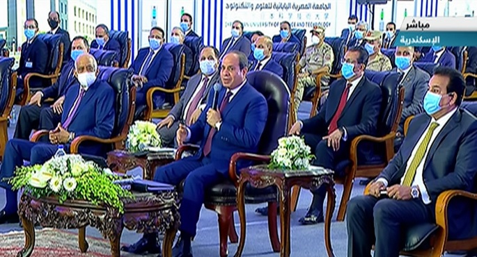مداخلة للرئيس السيسي خلال افتتاح عدد من المنشآت التعليمية