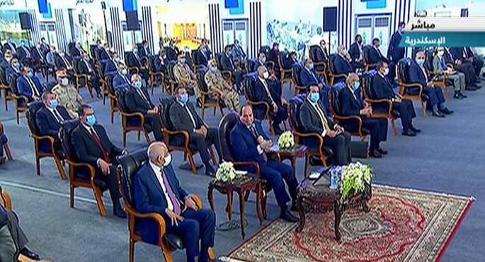 الرئيس السيسي يشهد افتتاح عدد من المنشآت التعليمية