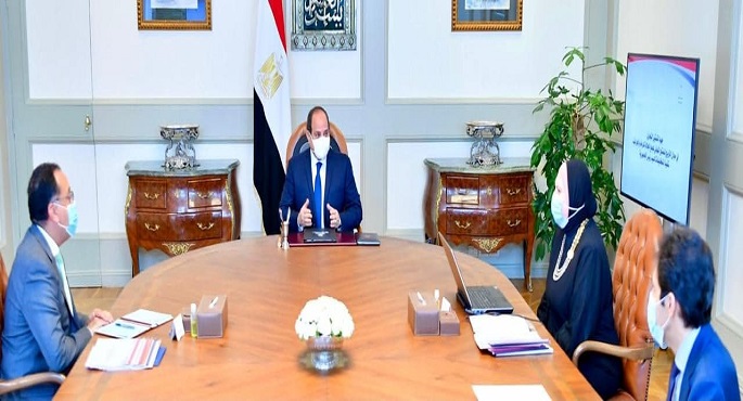 السيسي يوجه بتسهيل إجراءات التعاقد  للحصول على وحدات المجمعات الصناعية على مستوى الجمهورية