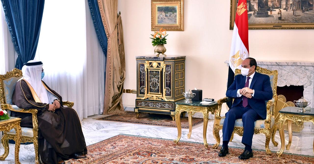 الرئيس السيسي يؤكد لوزير خارجية البحرين استمرار دعم مصر للمملكة فى جميع مواقفها