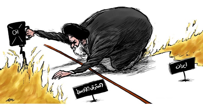 ايران تشعل الصراع بالشرق الأوسط