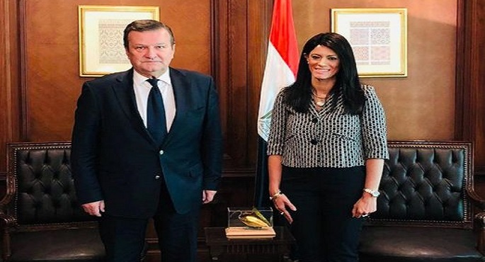 رانيا المشاط تلتقى سفير أوكرانيا بالقاهرة لبحث انعقاد اللجنة المصرية الأوكرانية المشتركة