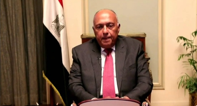 وزير الخارجية يؤكد موقف مصر الثابت تجاه دعم الحقوق المشروعة للفلسطينيين