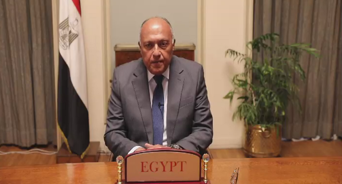 بالفيديو .. شكرى : عازمون على مواصلة تعزيز حقوق ضحايا الإرهاب وذويهم