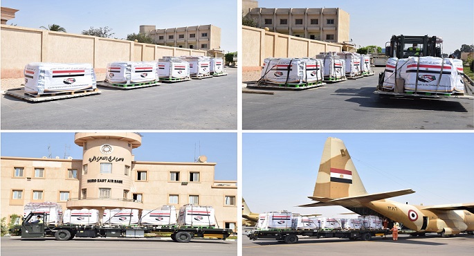 بالفيديو.. مصر تواصل رحلات الجسر الجوى لإرسال المساعدات للمتضررين من السيول بالسودان‎