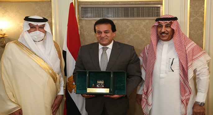 عبدالغفار للسفير السعودي: جامعة الملك سلمان بجنوب سيناء نقلة نوعية فى التعاون بين البلدين
