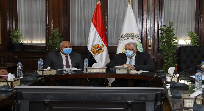 وزير الزراعة يجتمع مع أعضاء منظومة تحديث الري الحقلي