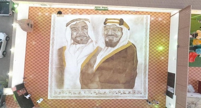 بأكبر “لوحة قهوة”.. سعودية تدخل موسوعة جينيس