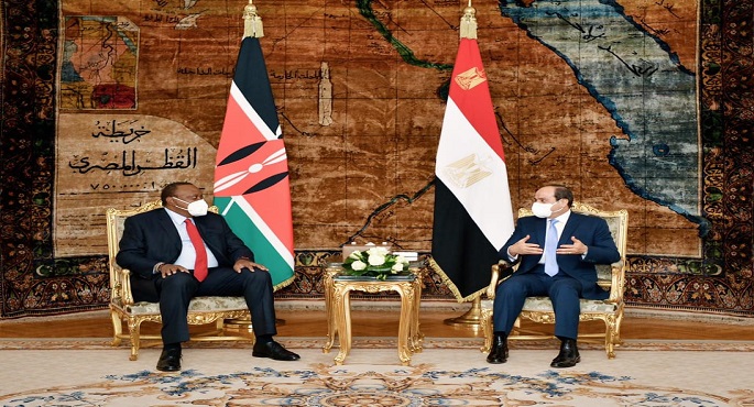 بالصور.. الرئيس السيسي يستقبل نظيره الكيني و يؤكد الحرص على تقديم الخبرات التنموية إلى كينيا