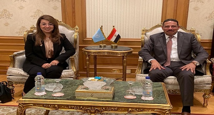 رئيس هيئة الرقابة الإدارية يبحث مع غادة والي دعم التعاون في مجالات مكافحة غسل الأموال