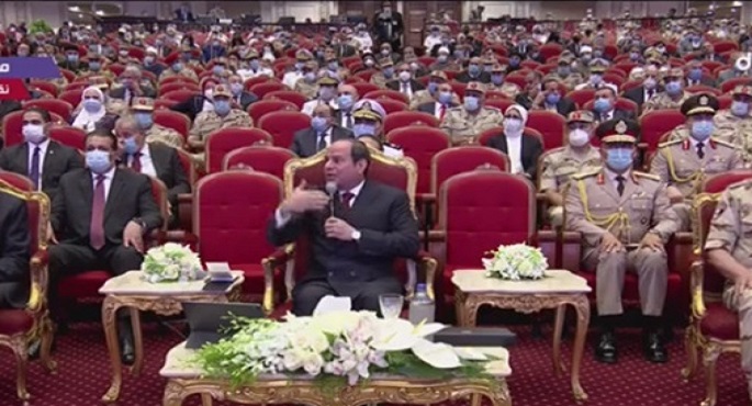 الرئيس السيسي : لن أقبل التسامح مع من يريد هدم مصر وزعزعة استقرارها