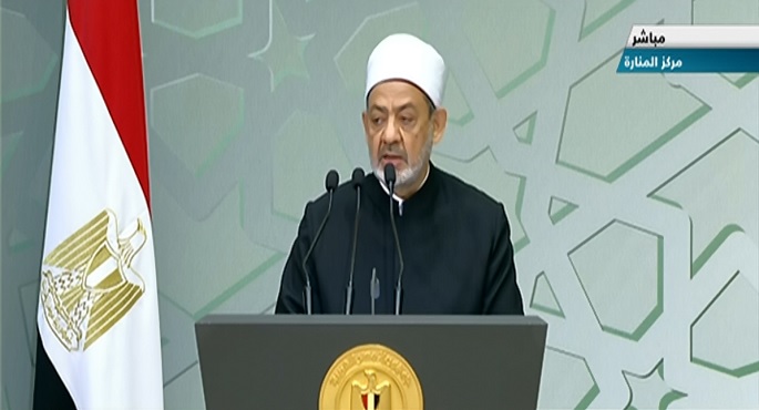 خلال كلمته فى ذكرى المولد النبوى .. شيخ الأزهر يطالب بتشريع دولى لتجريم معاداة المسلمين