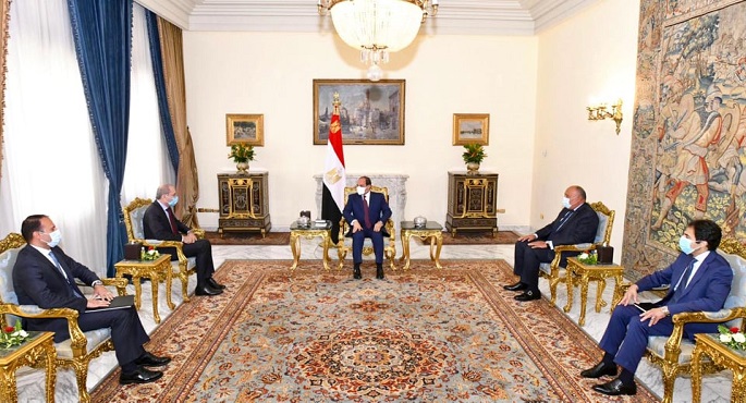 الرئيس السيسي يبحث مع وزير خارجية الأردن مستجدات الأوضاع بالمنطقة